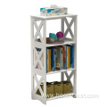 3 Tier Small Bookshelf Kids Open Shelves